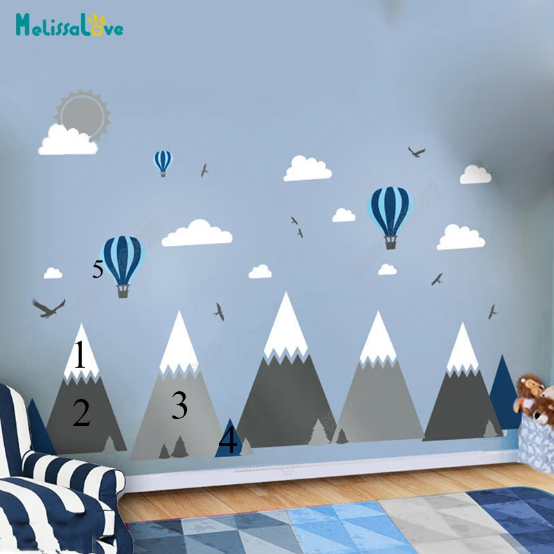 cloud stickers for baby room