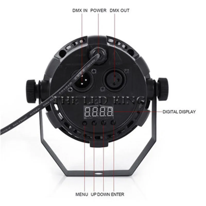 Par Светильник 12 светодиодный RGBW 36 Вт сценический светильник ing effect DMX 512 клубный диско вечерние бальный зал КТВ бар Свадебный DJ проектор точечный светильник