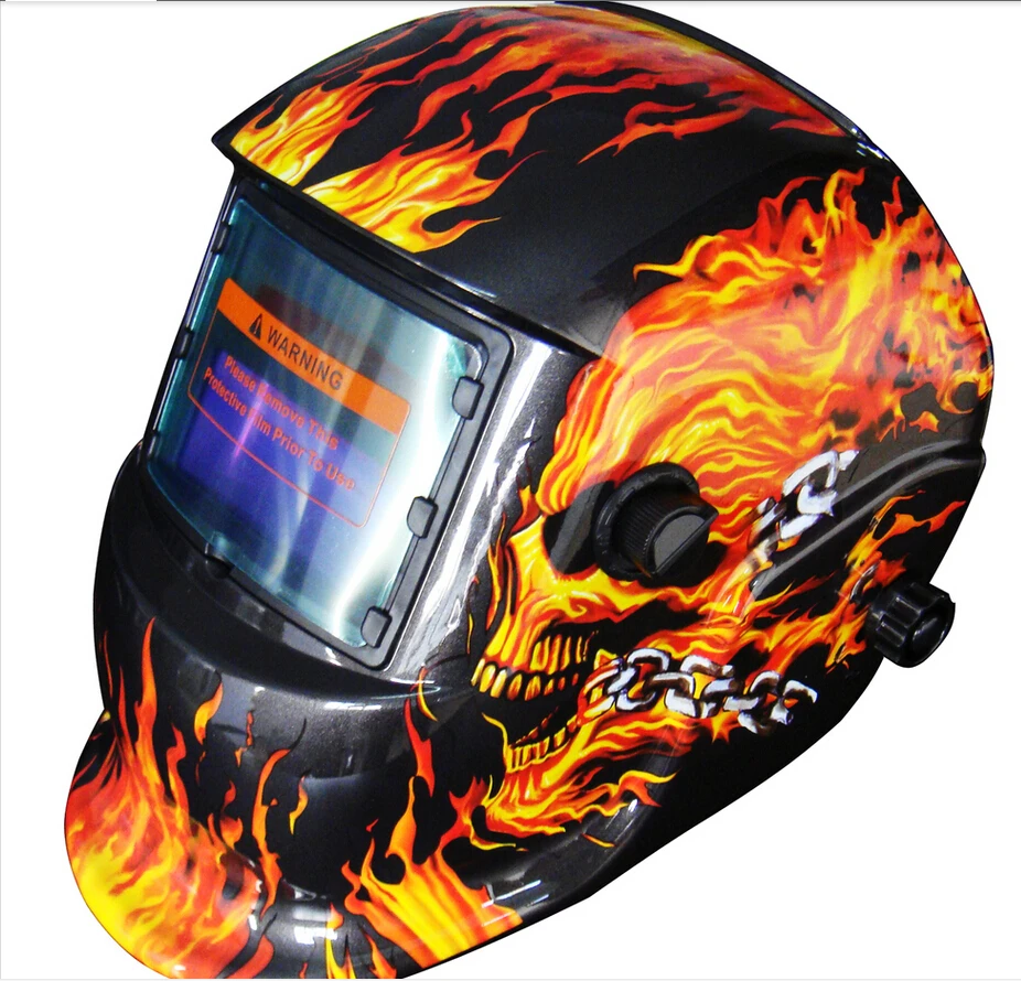 LMM Skull Solar auto darkening TIG MIGelectric welding mask/helmet/welder cap/welding lens for