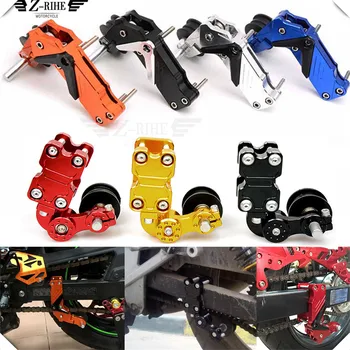 

motorcycle Aluminum Chain Tensioner Chain adjuster Bolt on Roller Adjust FOR YAMAHA YZF R15 XT660 X R Z TMAX 500 530 TMAX500 530