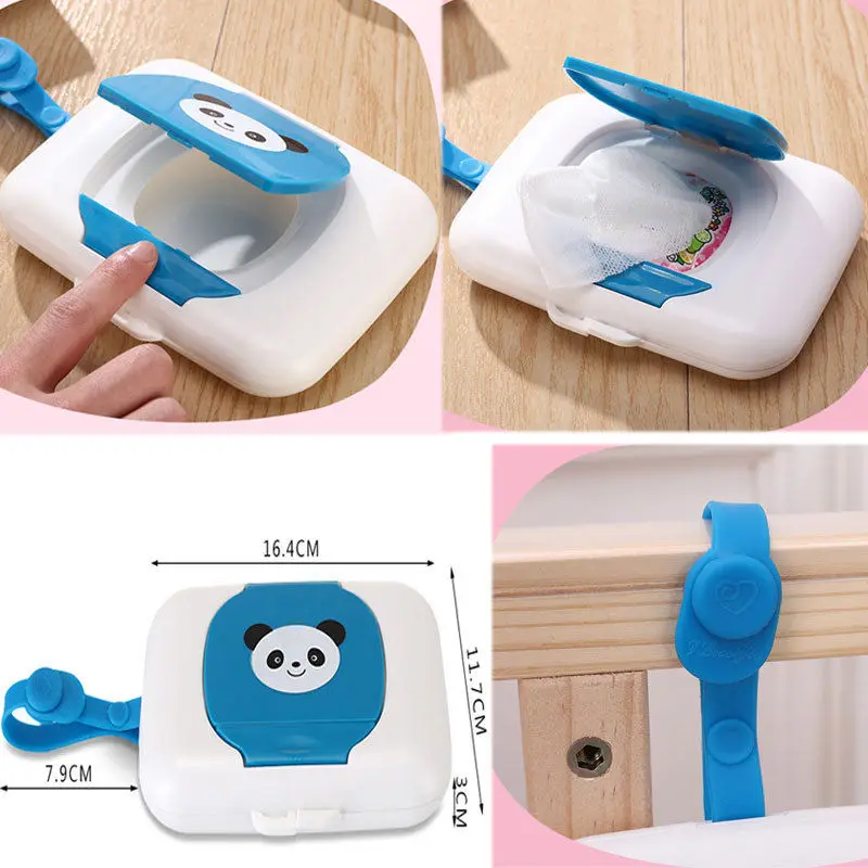 2018 Brand New Outdoor Travel Baby Newborn Kids Wipe Case Box Wet Wipes Dispenser Box Bag Wet Paper Towel box