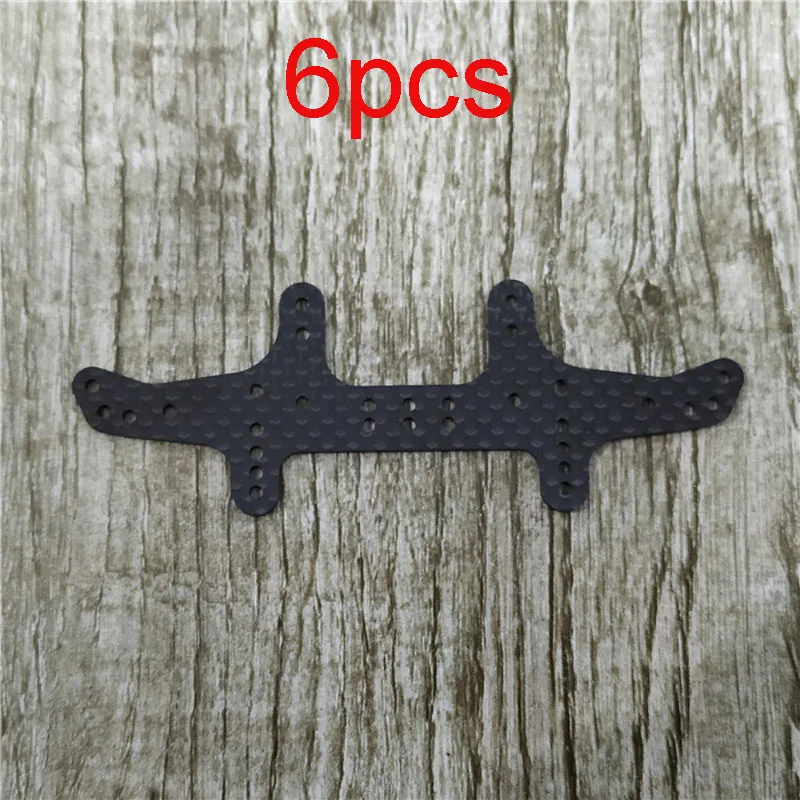 

6PCS 95122 1.5mm Carbon/Glass Fiber Pteris No lettering 2019 J-CUP Rear Reinforcing Plate Bracket for RC Tamiya Mini 4WD Car DIY