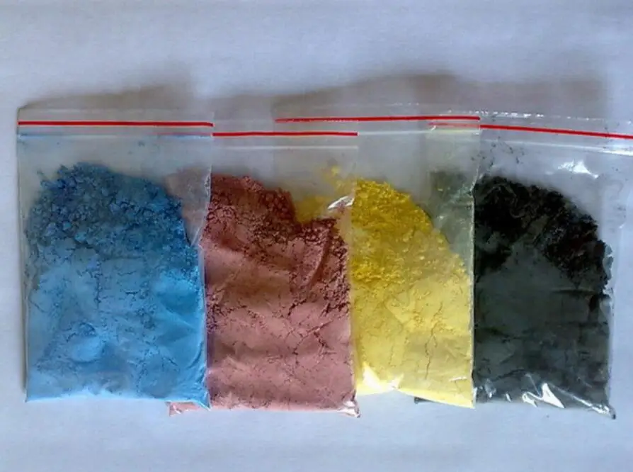 

new high temperature laser ceramic toner for canon for ricoh for xerox copier,vitrotype ceramic toner powder kcmy 50g/color 200g