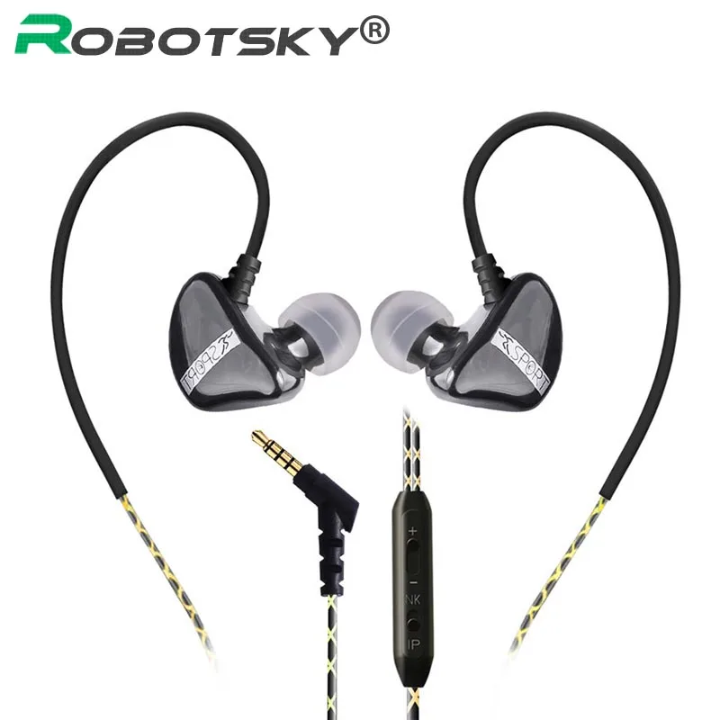 

Robotsky X6B in-ear Earphone Wired HIFI Sound with Mic for Samsung Xiaomi HTC
