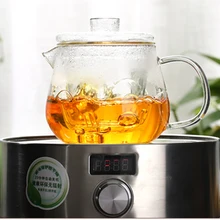 500 | 700 мл милый пингвин все стекла отапливаемо Чай горшок Цветущий чай набор посуды здоровья Чай время чайник Главная украшения офиса чайник