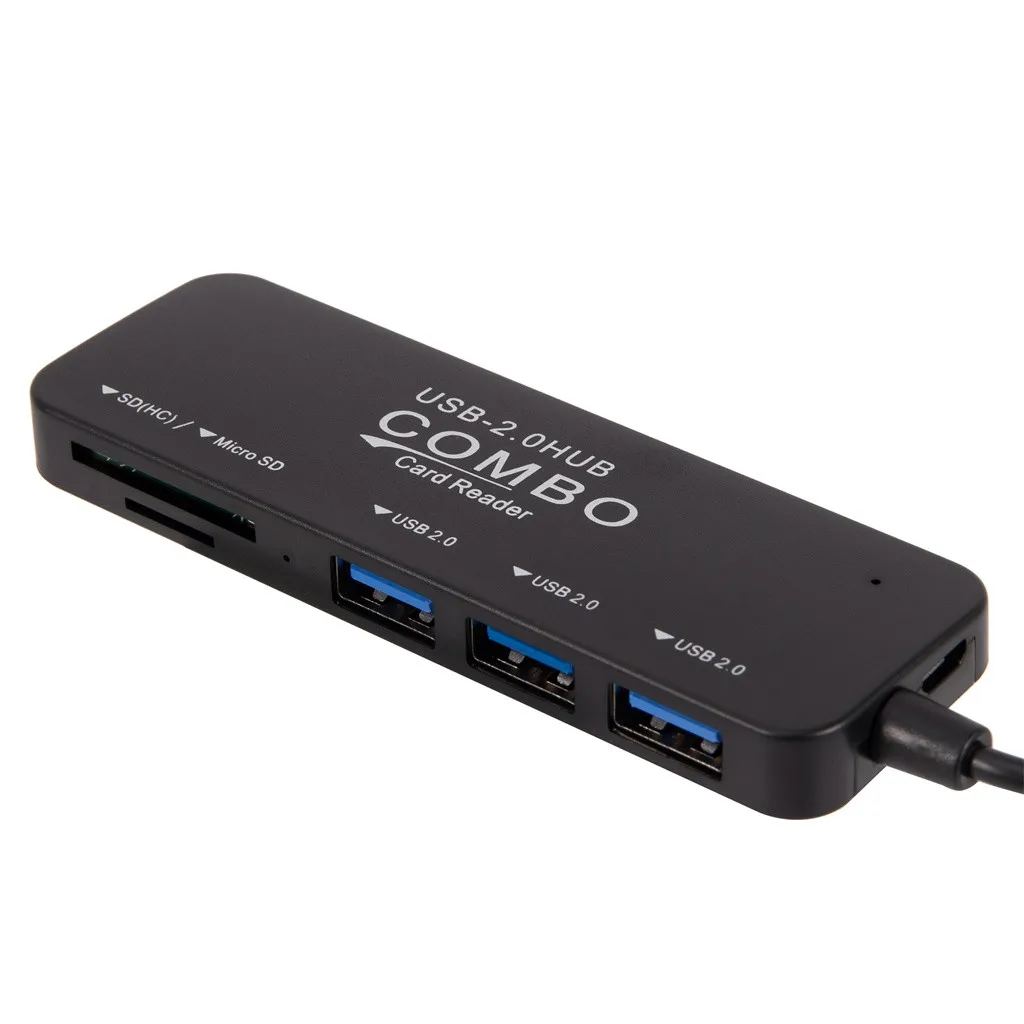Устройство для чтения карт памяти 5 портов USB 2 0|USB-хабы| |