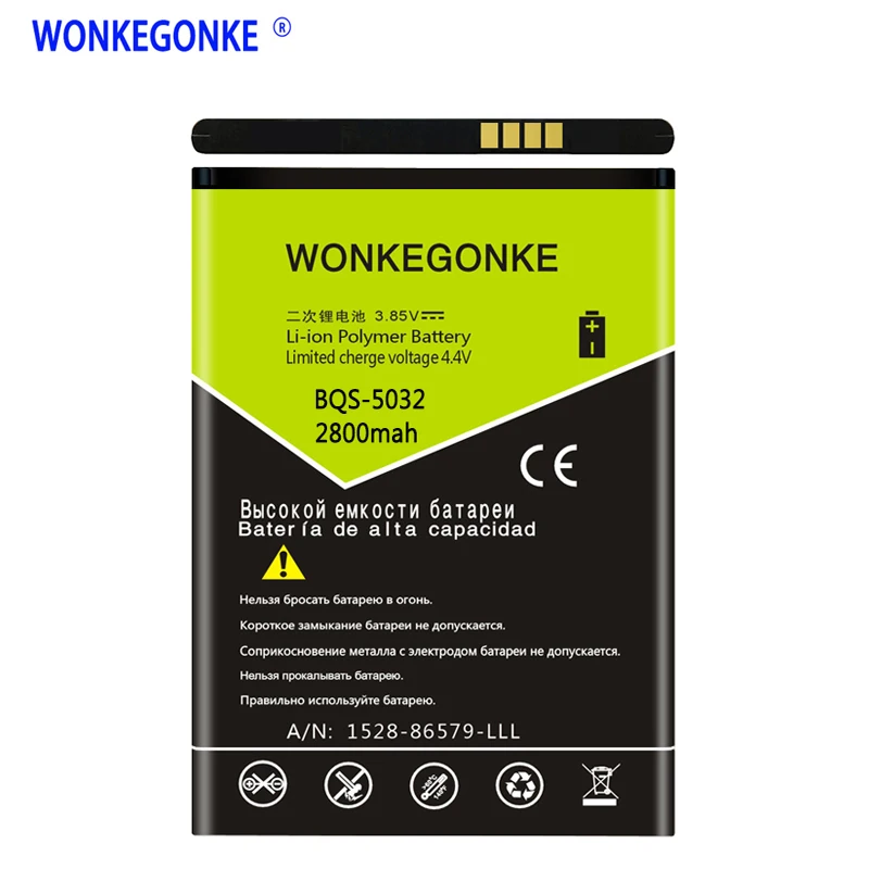 

WONKEGONKE BQS-5032 for BQ BQS 5032 ELEMENT BQS5032 mobile phone battery