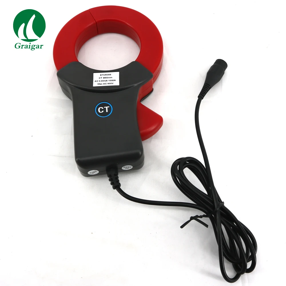 

Clamp AC Leakage Current Sensor Frequency 10Hz~100kHz ETCR068