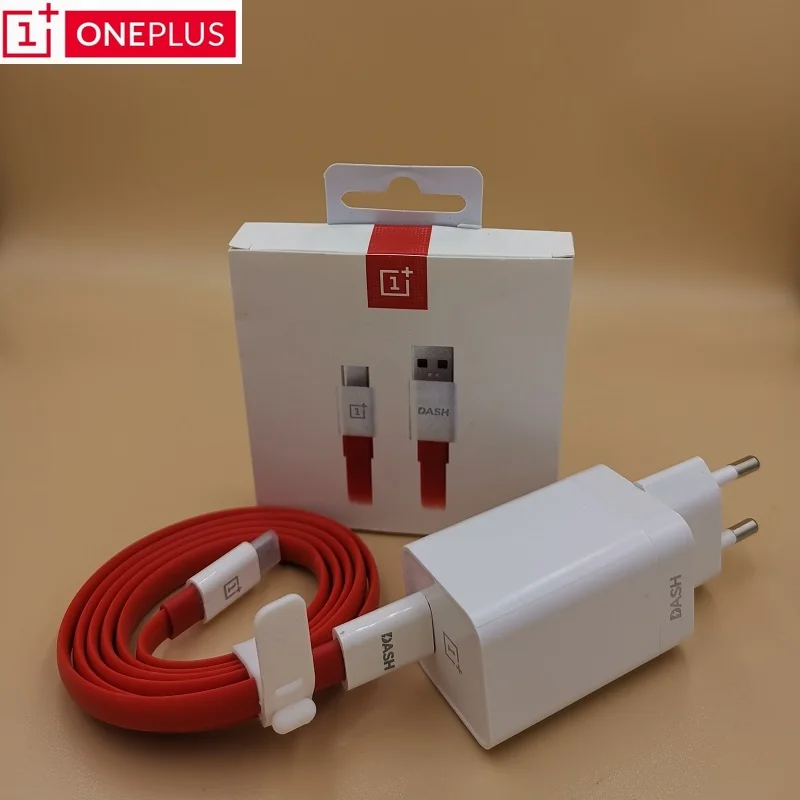 

Original Oneplus Dash Charger 5V4A For One plus 6T 5/5T/3/3T Dash Charge Adapter 1M/1.5M Flat Round Dash USB Charge Type C Cable