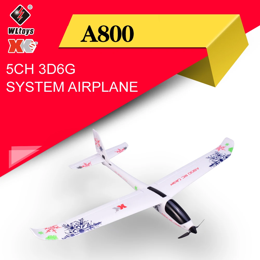 

WLtoys XK A800 2.4Ghz 5CH RC Airplane with 3D/6G Mode Switch 780mm Wingspan EPO Fly Wing Aircraft Fixed Wing Airplane