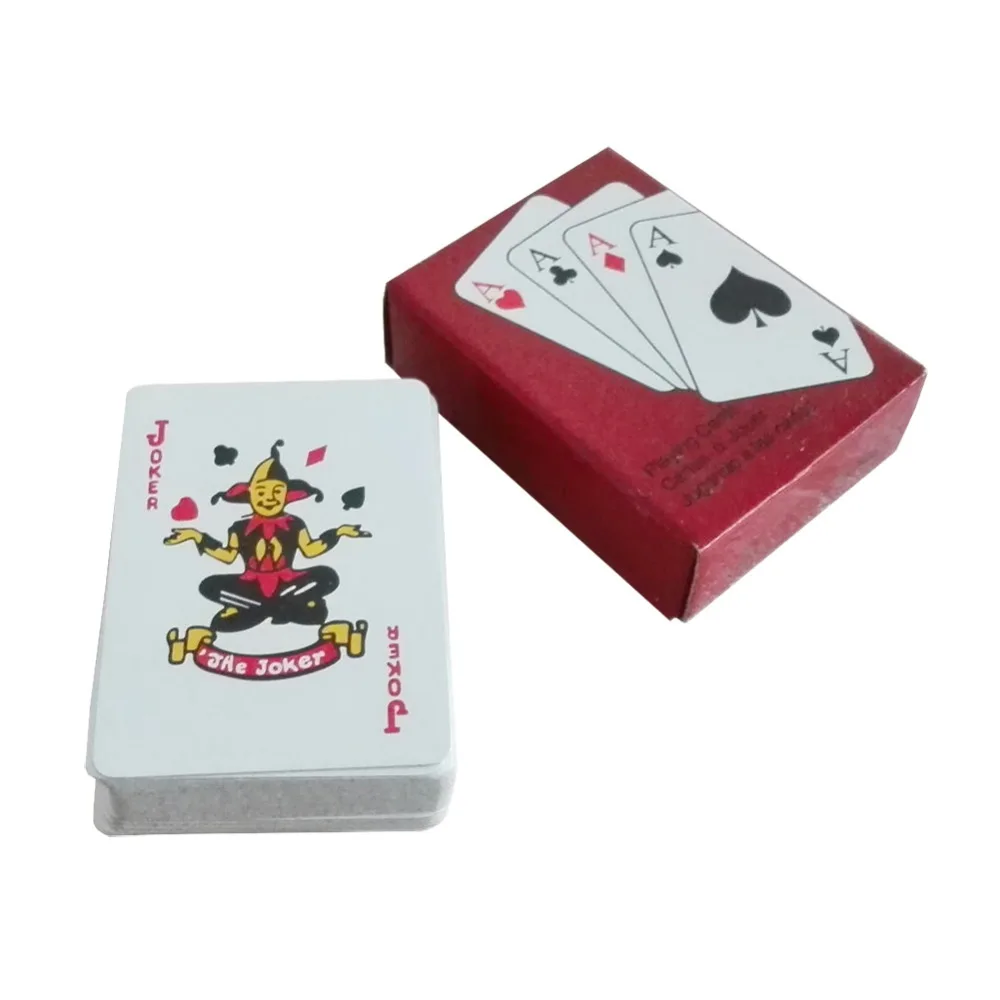 

Mini Poker Card Game Portable Ultra Small Poker Set Suitable for Family Gatherings and Travels Small and Easy to Carry Add Fun