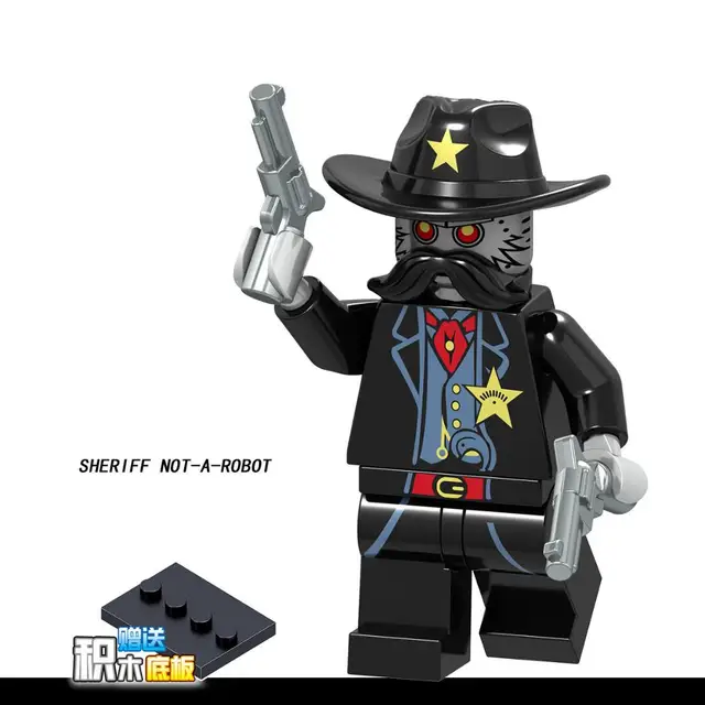 For Batman Movie 2 Unikitty Ninja Emmet Wyldstyle Sheriff Gordon Cop