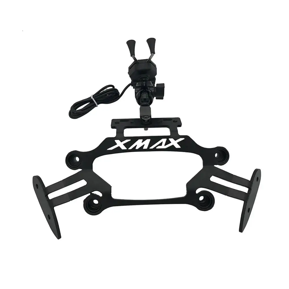 Для Yamaha XMAX300 400 125 250 2017 2020 мотоцикл телефон USB подставка держатель