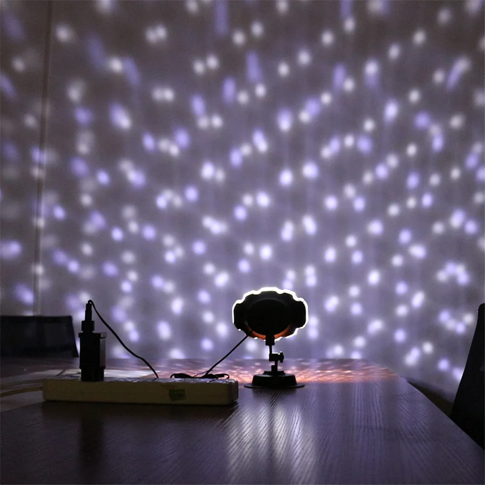 EU or US Plug-in Moving Snowflake Laser Projector Light Outdoor Christmas Snowfall LED Stage lamp Holiday Party Garden Spotlight