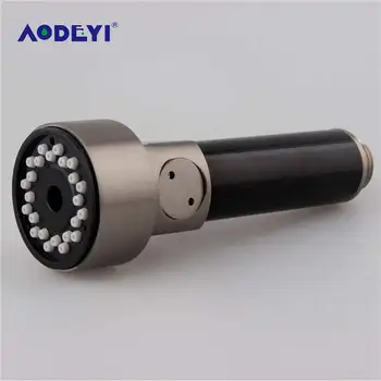 

AODEYI Brass Shower Bushed Nickel Kitchen Replacement Kitchen Sink Faucet Pull Out Up & Down Spray Sprayer