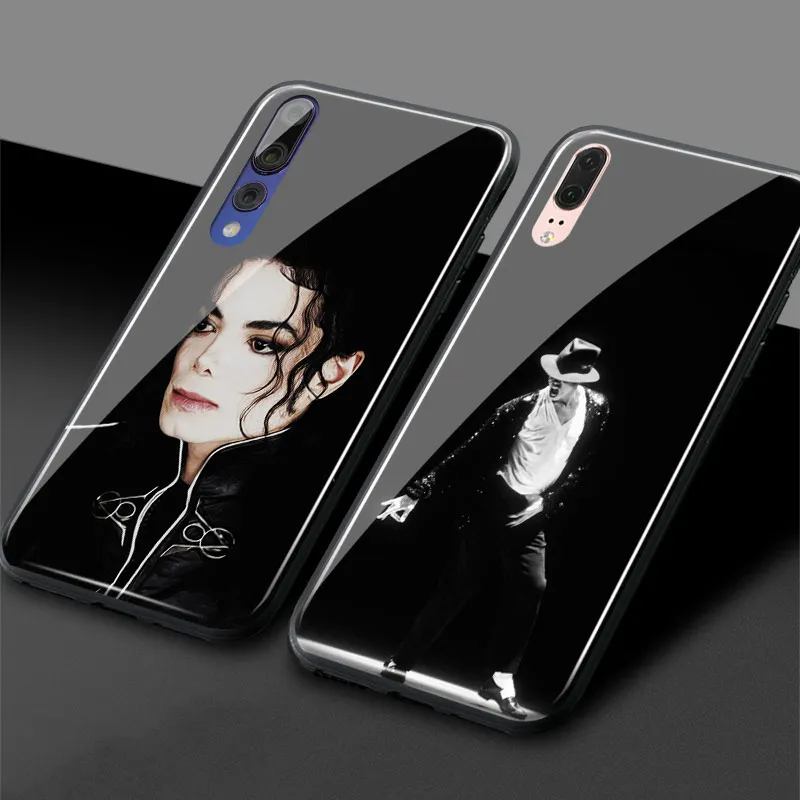 Майкл Джексон MJ закаленное стекло Мягкий силиконовый чехол для телефона huawei Honor V