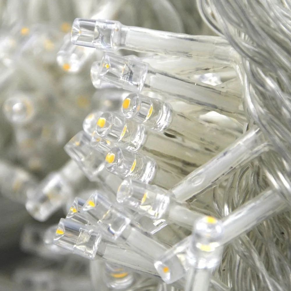 4M 96 icicle LED string fairy light 220V 110V AC Led christmas lights curtain outdoor Wedding Decor party Garden room home