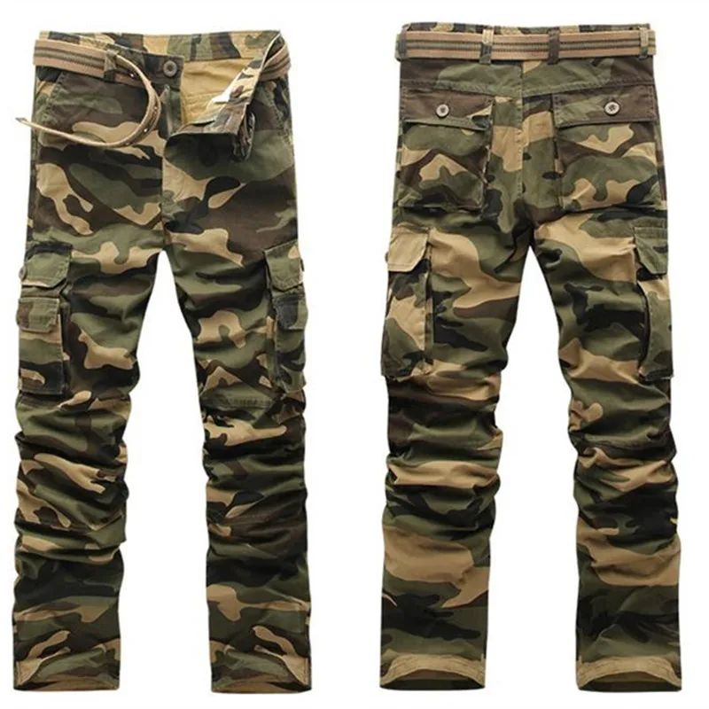 Активный, мужские весенние армейские зеленые модные брюки-карго, промежность, джоггеры, лоскутные брюки, мужские легко стирающиеся большие камуфляжные брюки-карго