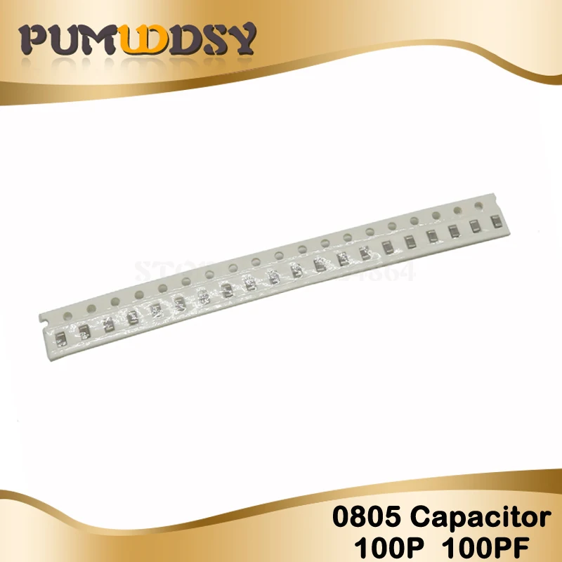 

100pcs 100PF NPO Error 5% 50V 0805 100P 0.1NF SMD Thick Film Chip Multilayer Ceramic Capacitor