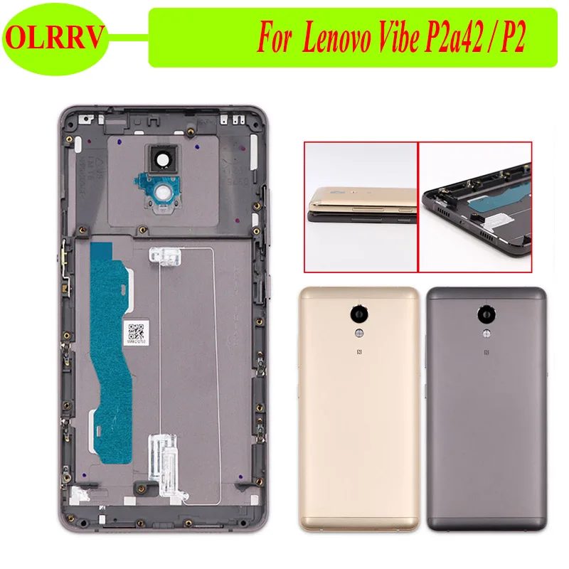 Чехол для Lenovo Vibe P2a42 P2 металлическая задняя крышка телефона P2C72 защитный чехол |