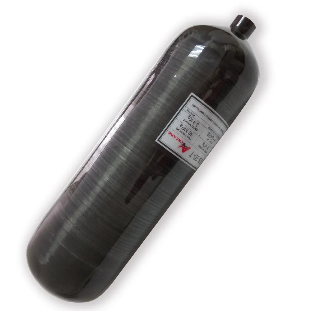 AC368 Охотничья винтовка для страйкбола пейнтбола PCP воздушный бак HPA 4500PSI 300 arCarbon Fiber