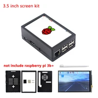 Raspberry Pi 3 Model B Plus 3.5 inch TFT Touch Screen LCD Display with New ABS Plastic Case with 4 Colors for Raspberry Pi 3