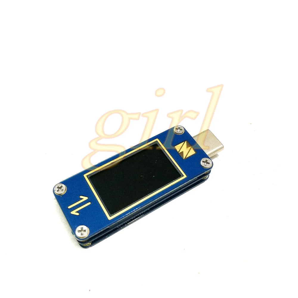 Цветной измеритель емкости USB YZXstudio тестер для быстрой зарядки QC4 PD3.0 MFI PPS|Крышки