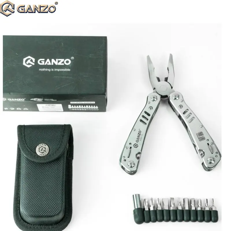 

10pcs/pcs by DHL Ganzo G301H G301-H EDC Stainless steel Multi Pliers Tools EDC stainless steel folding knife plier tool