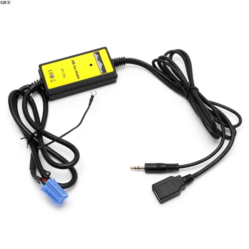 Автомобильный аудио MP3 интерфейс CD адаптер смены AUX SD USB кабель для передачи данных Mini 8P для VW Skoda