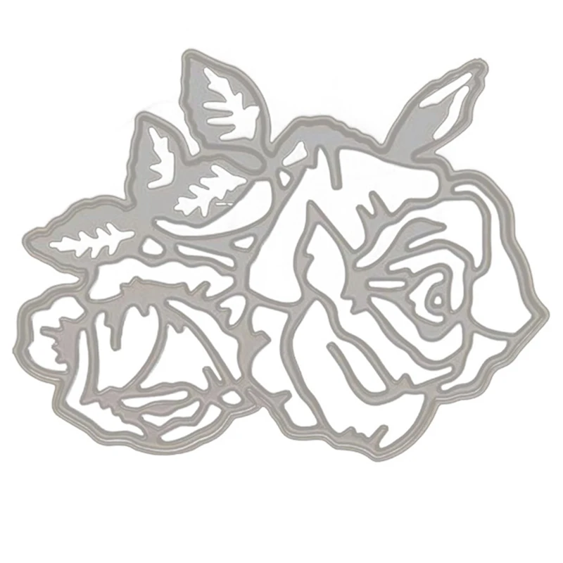 

Rose Carbon Steel Embossing Knife Mold Embossing Template Flower Stamp Cutting Dies Craft For Paper Card Marking Scrapbook Die