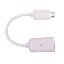 Micro USB OTG Cable Adapter 90 degree for HTC LG Sony Meizu Nokia N810 Nexus 7 for Android mobile phone Tablet MP3 for Xiaomi