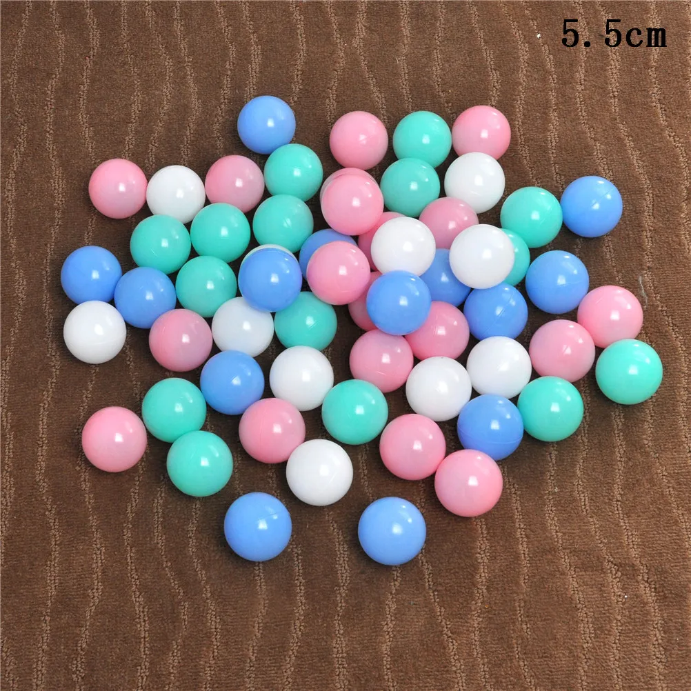 5.5cm/7cm Colorful Balls Soft Plastic Ocean Balls Funny Baby Kid Swim Pit Toy Outdoor Indoor Baby Toy Balls Toys Gifts 20pcs/lot