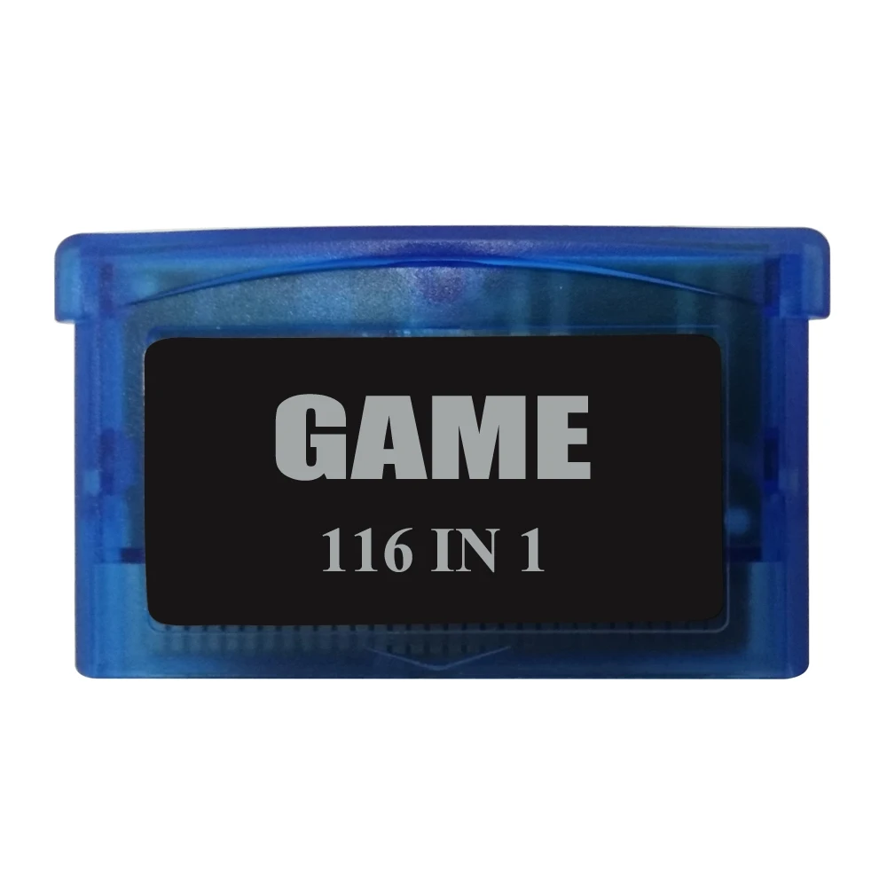 

No-Repeat game cartridge 116 in 1 game card for G B A 8bit game card