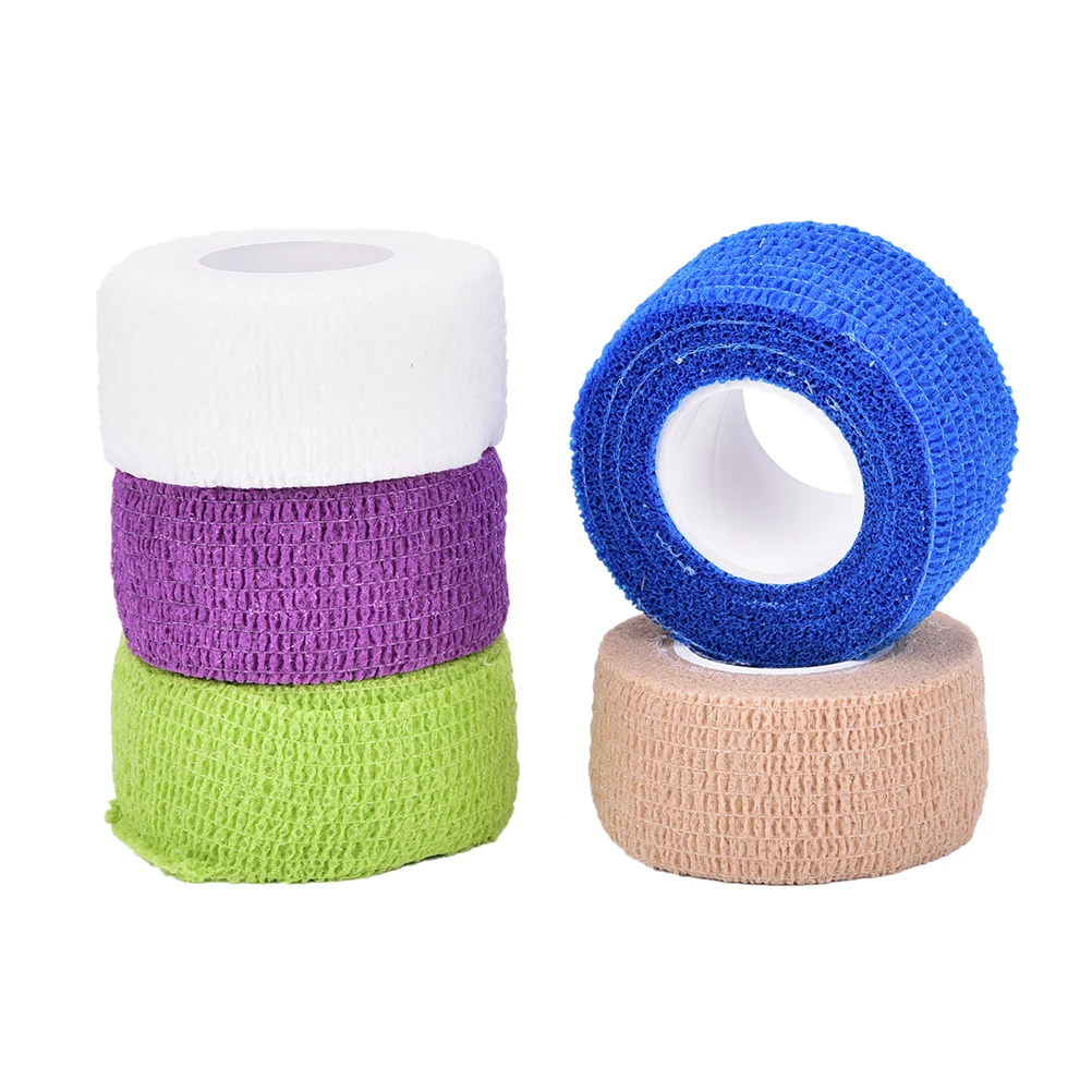 Hot 4.5m x 2.5cm Self Adhering Bandage Wraps Elastic Adhesive First Aid Tape Waterproof and