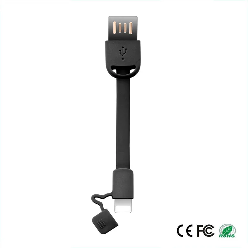 Myket мини брелок 3A USB кабель для быстрой зарядки и синхронизации данных для IPhone X 8 6 7 6s plus 5 iPad кабель для мобильного телефона