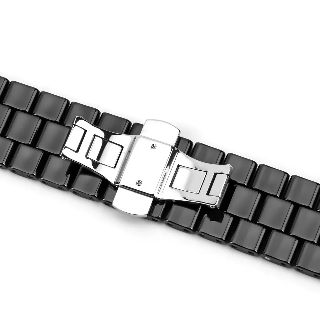 Модные керамические часы ремешок для Huami Amazfit Strato спортивные часы 2 умные часы 3 звенья Бабочка Блестящий браслет Ремешки для наручных часов