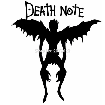 

10 x New Cartoon Death Note Car Creative Accessory Auto Decal Cartoon Car Sticker Car Bumper Body Decal Creative Pattern Vinyl