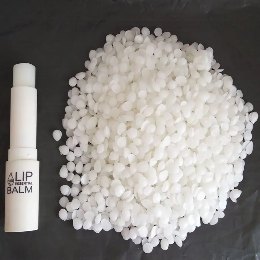 100 natural pure white beeswax pellet for lip balm 500g/bagin Wax