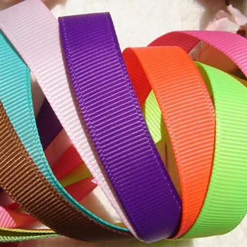 

10yards ( 9meters ) Pick Size 6mm 9mm 15mm 19mm 25mm 38mm 50mm Width 100% Polyester Solid Color Plain Grosgrain Ribbons
