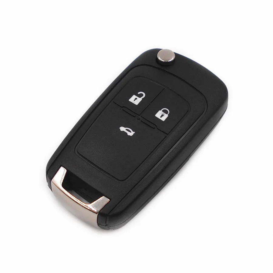 

New Remote Flip Key Shell Case 3 Buttons for CHEVROLET Malibu Cruze Aveo Car Alarm Housing Keyless Entry Fob Cover