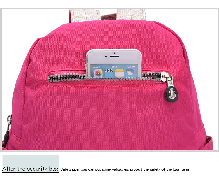 Женская школьная сумка рюкзак для девочек-подростков Mochila Feminina небольшой рюкзак для женщин нейлоновая Женская дорожная сумка для ноутбука Sac A Dos
