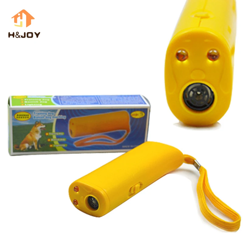 

3in1 Dog Repeller Anti Barking Stop Bark Dog Training Repellent Control Multi-functional LED Ultrasonic Pet Dog Training Device