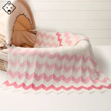 Новорожденных трикотажные Одеяло s ручной работы Детское одеяло ромба кровать детские фотографии мягкая Пеленальный летом кондиционер Одеяло