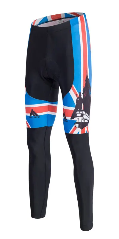 MILOTO для мужчин Великобритания Велоспорт Джерси наборы с длинным рукавом Джерси Pro команда одежда для велоезды велосипед и Mtb езда одежда Ropa Ciclismo - Цвет: pants only