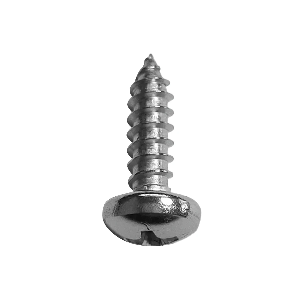 MagiDeal 20 Pieces M5 Stainless Steel Self-Tapping Screws Kayak Canoe Accessories Round Pan Head Screws 