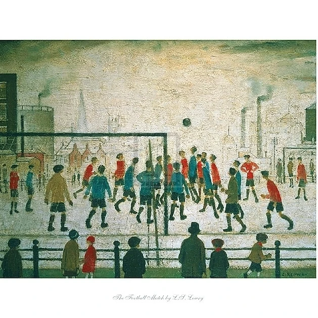 The Football Match Poster Print by L.S. Lowry (20 x 16)