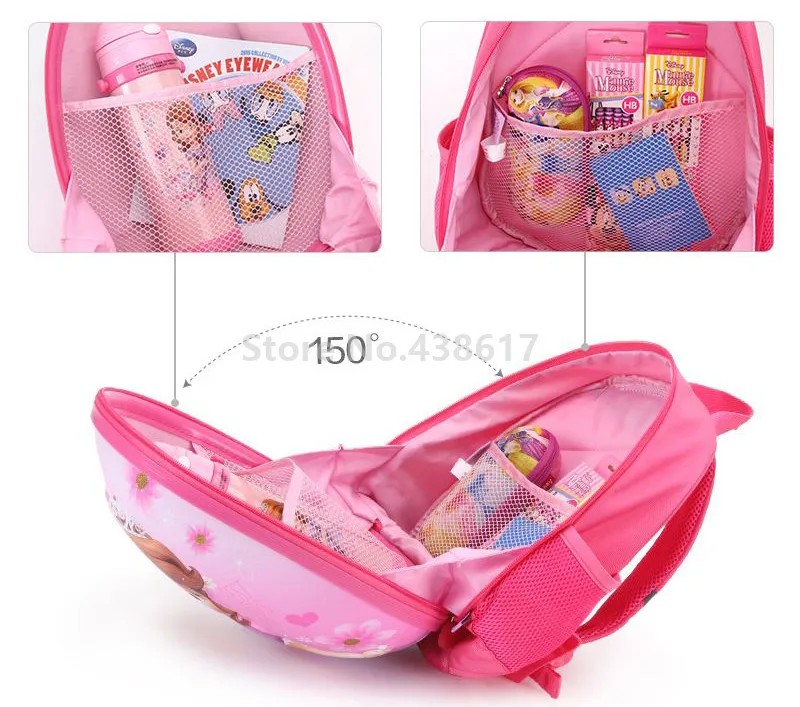 Рюкзак принцессы Софии с защитой от потери для девочек, Детский рюкзак для малышей, детский сад, Дошкольная школьная сумка с защитным поводком, сумки