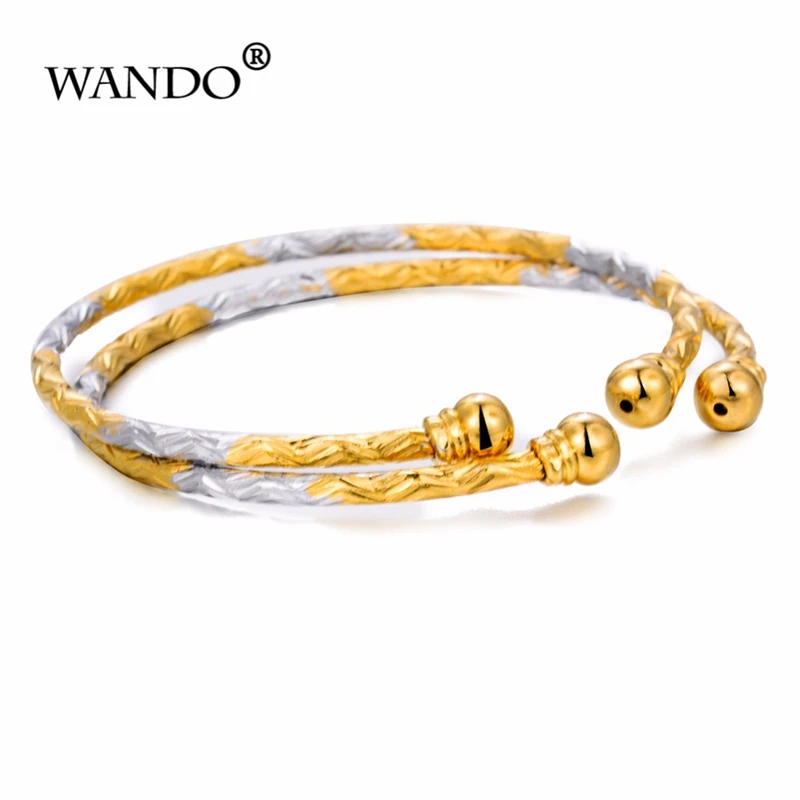 WANDO-2-unids-lote-24-K-oro-frica-joyer-a-et-ope-dos-colores-pulsera-Dubai (2)