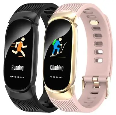 

QW16 Smart Fitness Bracelet Color Screen Smart Band Blood Pressure Heart Rate Monitor Electronic Health Wristband PK mi band 3