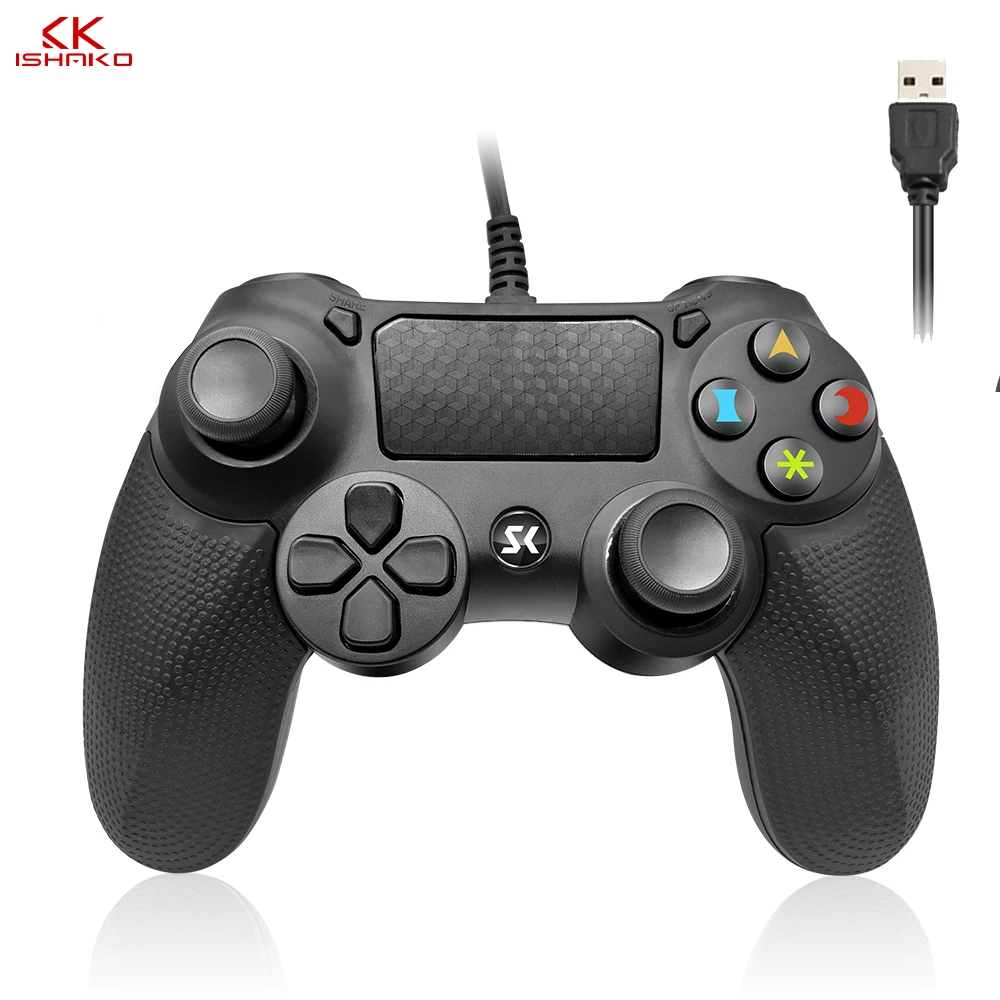 Для контроллера Sony PS4 проводной Usb геймпад с вибрацией для Playstation 4 ПК джойстик